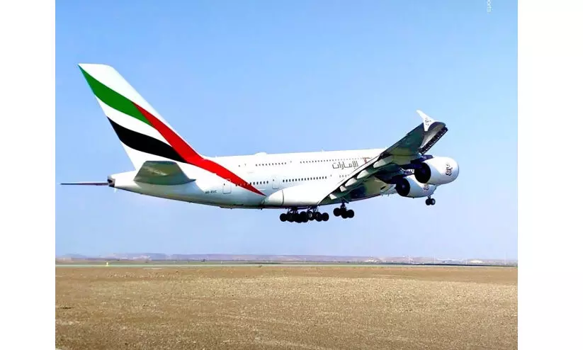 ഏ​റ്റ​വും വ​ലി​യ വി​മാ​നം സു​ഹാ​ർ വി​മാ​ന​ത്താ​വ​ള​ത്തി​ൽ