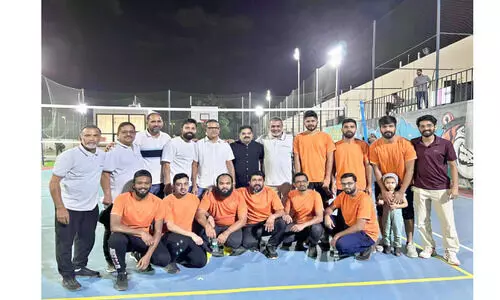 ബി.ആർ.സി വോളിബാൾ ടൂർണമെൻറിന് ആവേശകരമായ തുടക്കം ബി.ആർ.സി വോളിബാൾ ടൂർണമെൻറിന് ആവേശകരമായ തുടക്കം