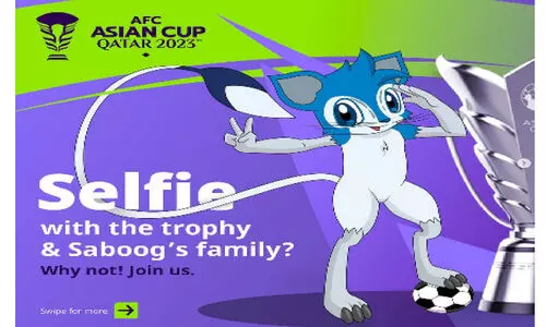 നാ​ടു​കാ​ണാ​നി​റ​ങ്ങി ഏ​ഷ്യ​ൻ ക​പ്പ് ട്രോ​ഫി​യും ഭാ​ഗ്യ​മു​ദ്ര​യും