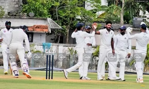 റിങ്കു സിങ്ങിനും ധ്രുവ് ജുറേലിനും അർധസെഞ്ച്വറി; കേരളത്തിനെതിരെ യു.പി മികച്ച സ്കോറിലേക്ക്