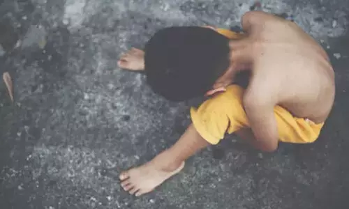 Man arrested for beating son