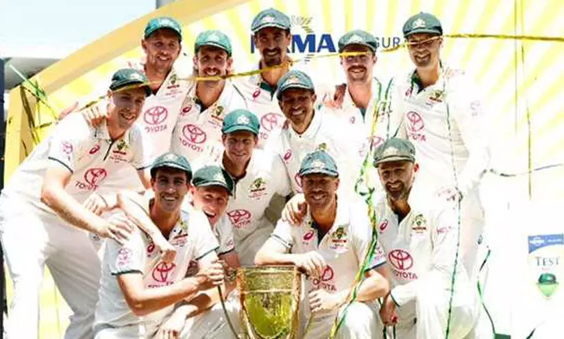 ലോക ടെസ്റ്റ് ചാമ്പ്യൻഷിപ്പിൽ ഇന്ത്യയെ മറികടന്ന് ഓസീസ് വീണ്ടും ഒന്നാമത് ലോക ടെസ്റ്റ് ചാമ്പ്യൻഷിപ്പിൽ ഇന്ത്യയെ മറികടന്ന് ഓസീസ് വീണ്ടും ഒന്നാമത്