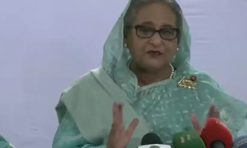 വികസനത്തിന് ജനാധിപത്യം വേണം; സൈന്യത്തിന്റെ ആധിപത്യമുള്ള രാജ്യങ്ങളിൽ വികസനമില്ലെന്ന് ശൈഖ് ഹസീന വികസനത്തിന് ജനാധിപത്യം വേണം; സൈന്യത്തിന്റെ ആധിപത്യമുള്ള രാജ്യങ്ങളിൽ വികസനമില്ലെന്ന് ശൈഖ് ഹസീന