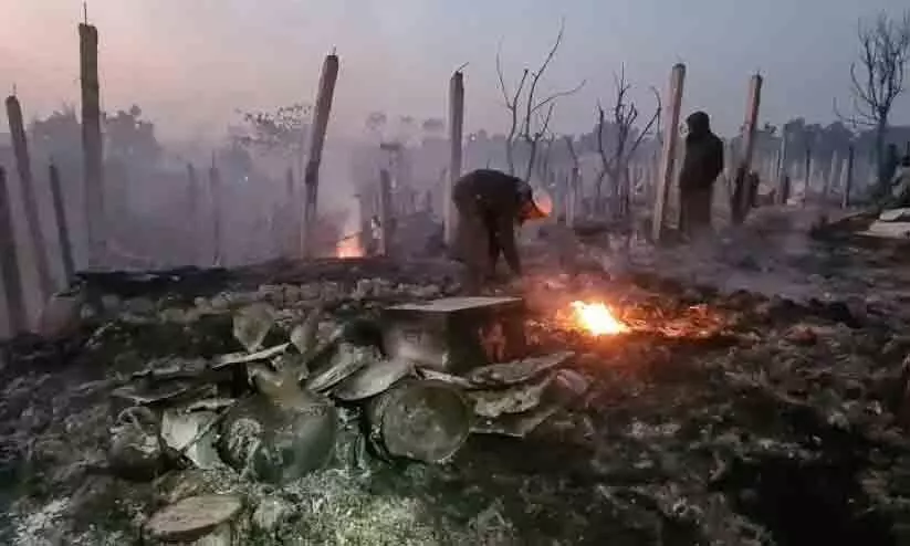 Fire breaks out in Rohingya refugee camp