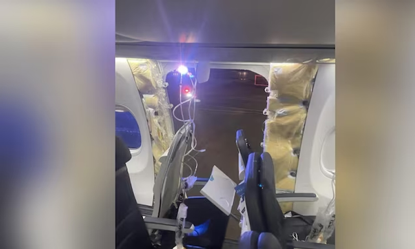 പറക്കുന്നതിനിടെ അലാസ്ക എയറിന്റെ ഡോർ തകർന്ന സംഭവം; പരിശോധനക്ക് നിർദേശം നൽകി ഡി.ജി.സി.എ