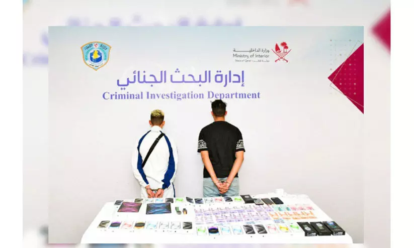 മൊ​ബൈ​ൽ ഫോ​ണു​ക​ൾ മോ​ഷ​ണം; ര​ണ്ടു​പേ​ർ അ​റ​സ്റ്റി​ൽ