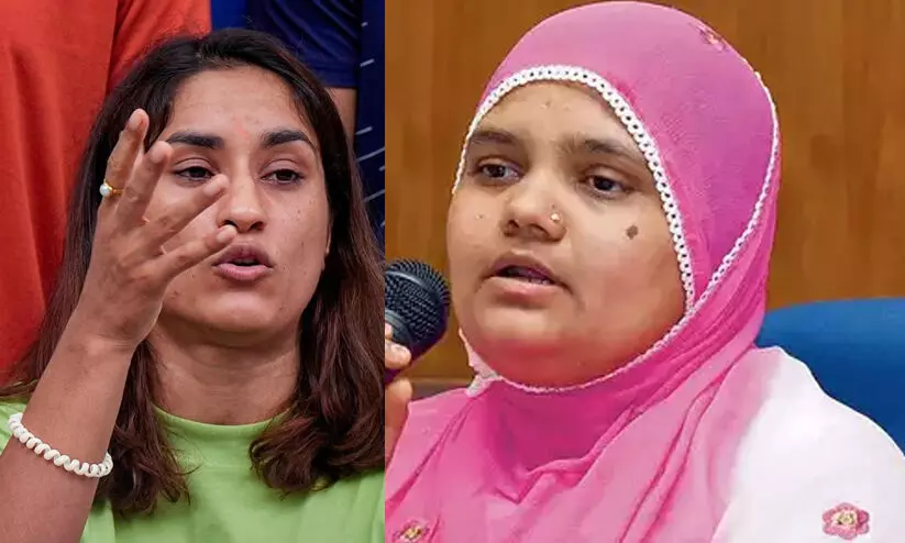 ബിൽകീസ് ബാനുവിനെ അഭിനന്ദിച്ച് വിനേഷ് ഫോഗട്ട്: ‘ബിൽകി ജീ, നിങ്ങൾ ഞങ്ങൾക്കും ധൈര്യം പകരുന്നു!’