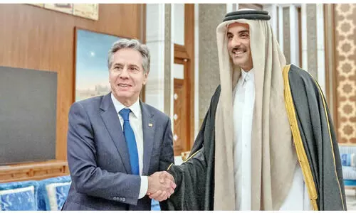 ആന്റണി ബ്ലിങ്കൻ ദോഹയിൽ ആന്റണി ബ്ലിങ്കൻ ദോഹയിൽ