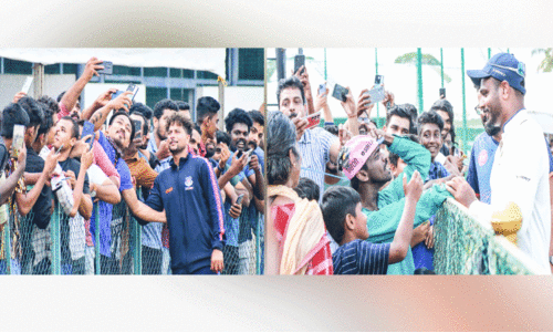 രഞ്ജി ക്രിക്കറ്റ്; ഉത്സവമാക്കി എസ്​.ഡി കോളജ്​ സ്​റ്റേഡിയം