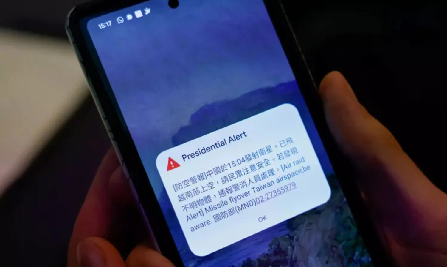 ചൈന ഉപഗ്രഹം വിക്ഷേപിച്ചു; പിന്നാലെ ജനങ്ങൾക്ക് മുന്നറിയിപ്പ് നൽകി ത‌യ്‌വാൻ