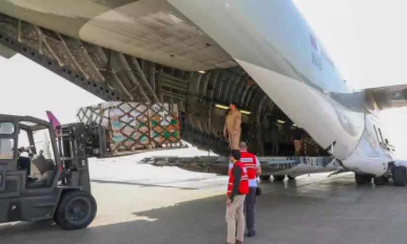 ഗസ്സ: 60ാമത് വിമാനം അയച്ച് ഖത്തർ