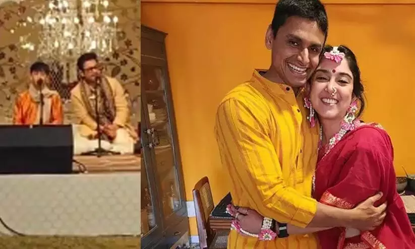 Ira Khans Baby Brother Azad Sings Phoolon Ka Taaro Ka At Her Sangeet Ceremony