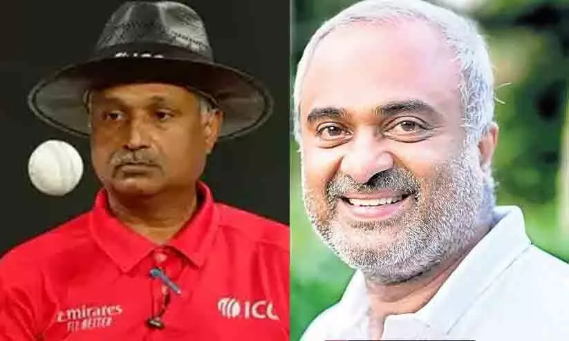 ക്രിക്കറ്റ് ലോകകപ്പ് നിയന്ത്രിക്കാൻ രണ്ടു മലയാളികൾ