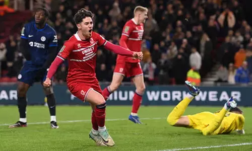 അവസരങ്ങൾ കളഞ്ഞുകുളിച്ച് ചെൽസി; കരബാവോ കപ്പ് സെമിയിൽ മിഡിൽസ്ബ്രോയോട് തോൽവി