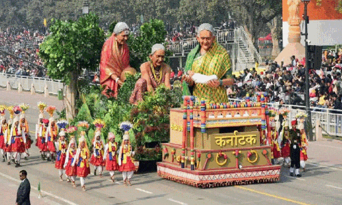 റി​പ്പ​ബ്ലി​ക് ദി​ന പ​രേ​ഡി​നു​ള്ള ക​ർ​ണാ​ട​ക​യു​ടെ നി​ശ്ച​ല​ദൃ​ശ്യം കേ​ന്ദ്രം ത​ള്ളി