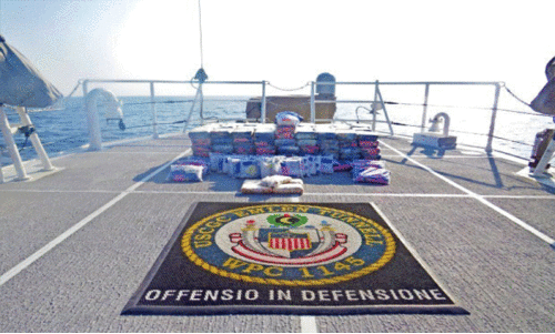 ക​പ്പ​ലി​ൽ ക​ട​ത്തി​യ 11 ദ​ശ​ല​ക്ഷം ഡോ​ള​റി​ന്റെ മ​യ​ക്കു​മ​രു​ന്ന് പി​ടി​ച്ചു