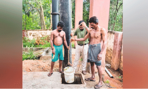 ജ​ൽ​ജീ​വ​ൻ മി​ഷ​ൻ;  മ​ണ്ണൂ​രിൽ ഏ​ഴ് വാ​ർ​ഡു​ക​ളി​ൽ ജ​ല​വി​ത​ര​ണം ഉ​ട​ൻ
