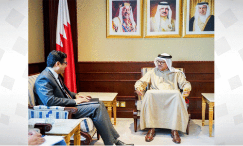 ഇ​ന്ത്യ​ൻ അം​ബാ​സ​ഡ​ർ വി​​ദേ​ശ​കാ​ര്യ മ​ന്ത്രി​യു​മാ​യി കൂ​ടി​ക്കാ​ഴ്ച ന​ട​ത്തി