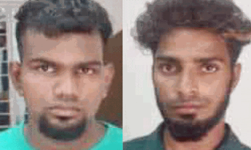 അ​റ​സ്റ്റി​ലാ​യ പ്രതികൾ