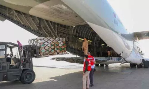 ഗസ്സ: 60ാമത് വിമാനം അയച്ച് ഖത്തർ