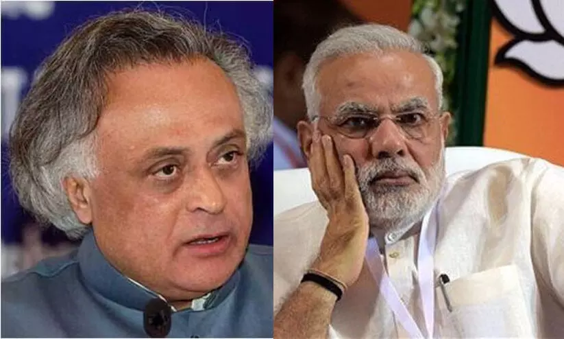 മോദി ചെറിയ മനുഷ്യൻ, തോറ്റതിന്റെ കുടിപ്പകയും പ്രതികാരവുമുള്ളയാൾ -ജയറാം രമേശ് മോദി ചെറിയ മനുഷ്യൻ, തോറ്റതിന്റെ കുടിപ്പകയും പ്രതികാരവുമുള്ളയാൾ -ജയറാം രമേശ്