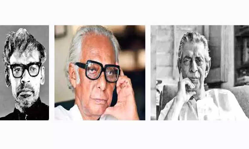 ​ഋത്വിക്​ ഘട്ടക്​,മൃണാൾസെൻ,സത്യജിത്​ റായ്​