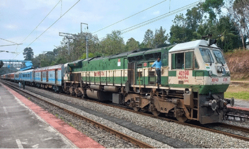 ചെങ്കോട്ട-പുനലൂർ പാതയിൽ 23 കോച്ച്​ പരീക്ഷണ ഓട്ടം നടത്തി