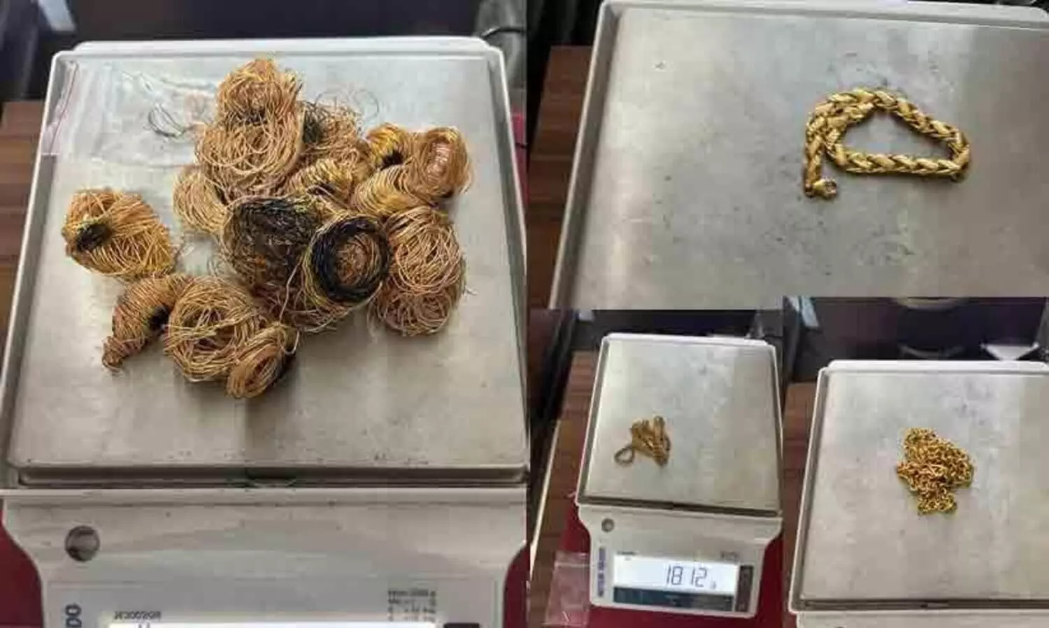 നെടുമ്പാശേരിയിൽ 38 ലക്ഷം രൂപയുടെ സ്വർണം പിടികൂടി