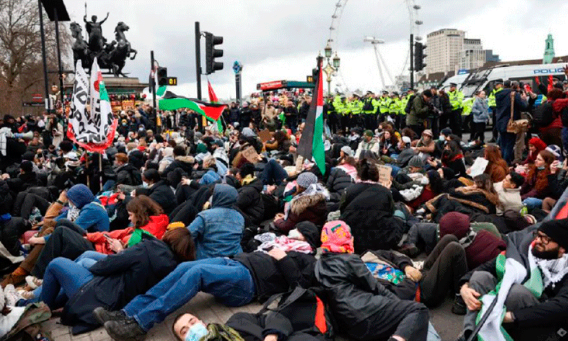 israel palestine conflict-protest