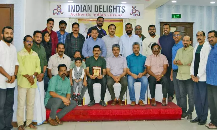 സാം​ജി സാ​മു​വേ​ലി​ന്  ന​ൽ​കി​യ യാ​ത്ര​യ​യ​പ്പ്