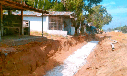 ദേ​ശീ​യ​പാ​ത​യി​ൽ ദു​രി​ത​ച്ചാ​ല്