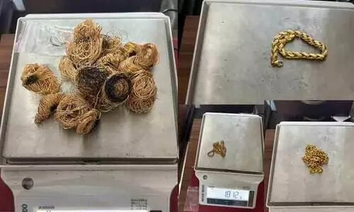 നെടുമ്പാശേരിയിൽ 38 ലക്ഷം രൂപയുടെ സ്വർണം പിടികൂടി