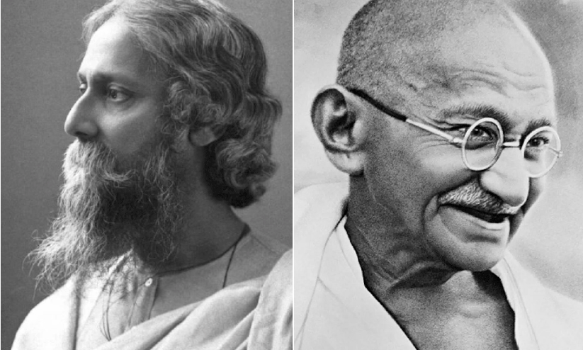 rabindranatha tagore-mahatma gandhi