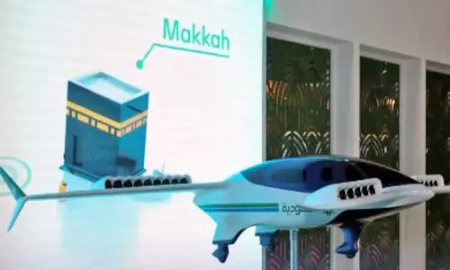 ജി​ദ്ദ​ക്കും മ​ക്ക ഹ​റ​മി​നു​മി​ട​യി​ൽ എ​യ​ർ ടാ​ക്​​സി