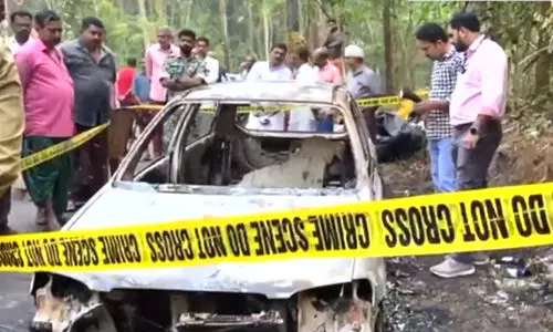 Thiruvambady burnt body