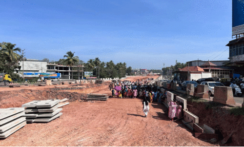 നാടിനെ വിഭജിച്ച് ദേശീയപാത വികസനം