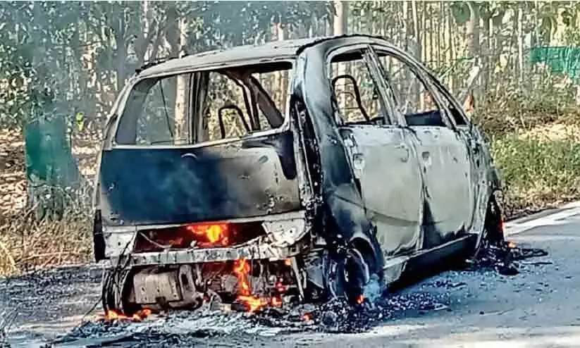 Car burnt, Car burnt,