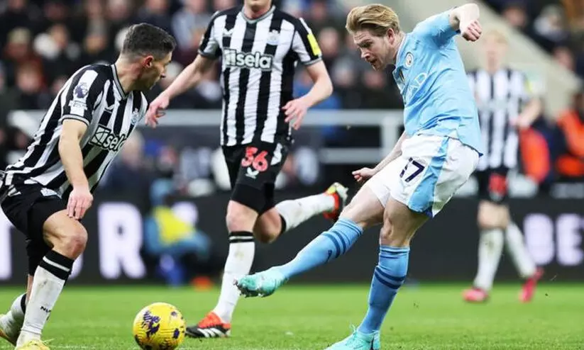 ഇഞ്ചുറി ടൈം ഗോളിൽ ന്യൂകാസിലിനെതിരെ ജയം പിടിച്ച് സിറ്റി; പ്രീമിയർ ലീഗിൽ പോരാട്ടം ഇഞ്ചോടിഞ്ച്