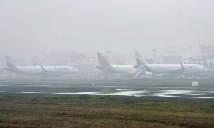 ഡൽഹിയിലെ മൂടൽമഞ്ഞ്: നെടുമ്പാശേരിയിൽ നിന്നുള്ള ദുബൈ യാത്രക്കാർ വലഞ്ഞു