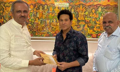 സചിൻ തെണ്ടുൽകർക്ക് രാമക്ഷേത്ര പ്രതിഷ്ഠാദിന ചടങ്ങിലേക്ക് ക്ഷണം