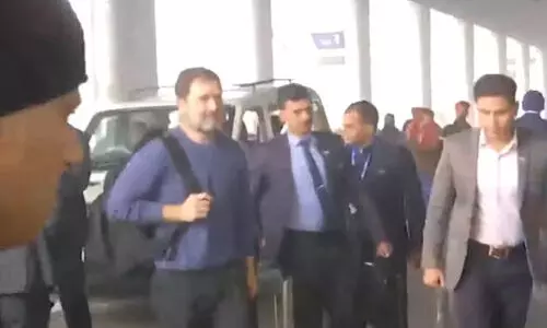 ഭാരത് ജോഡോ ന്യായ് ​യാത്രയുടെ ഉദ്ഘാടനം വൈകും; മൂടൽമഞ്ഞ് കാരണം രാഹുലിന്റെ വിമാനം വൈകി