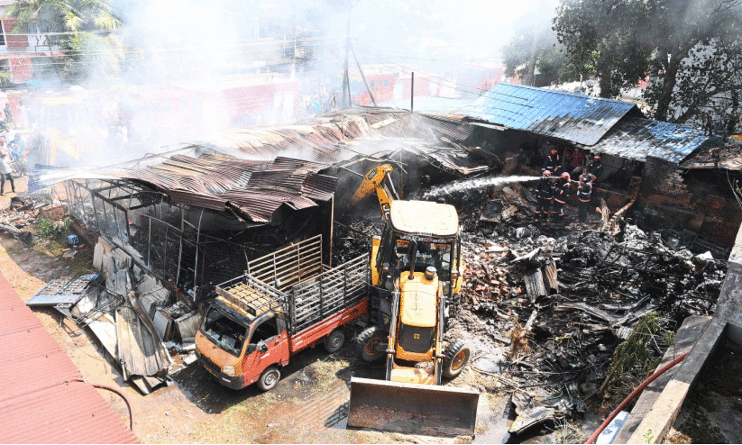 കൊല്ലത്ത്​ ഹാർഡ്​​വെയർ ​കട​യിൽ വൻ തീപിടിത്തം