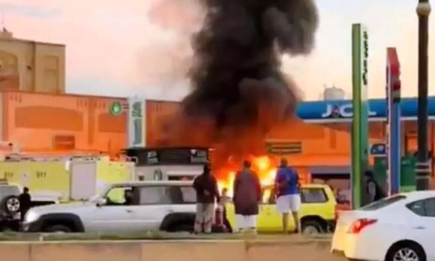 തബൂക്കിൽ പെട്രോൾ പമ്പിൽ അഗ്​നിബാധ: ഒരു മരണം, രണ്ട്​ പേർക്ക്​ പരിക്ക്​