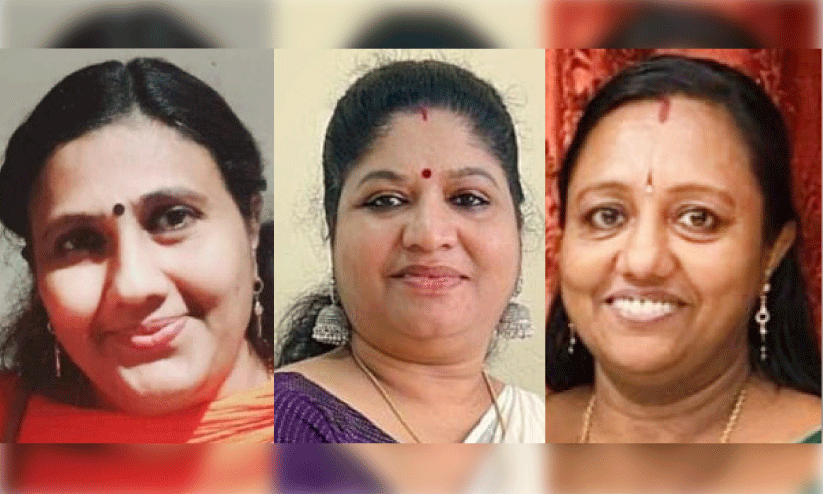 ഷമിത സുരേന്ദ്രൻ, റീഗ പ്രദീപ്, സുജിത രാജൻ ഷമിത സുരേന്ദ്രൻ, റീഗ പ്രദീപ്, സുജിത രാജൻ