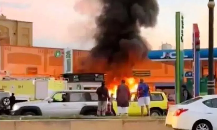 തബൂക്കിൽ പെട്രോൾ പമ്പിൽ അഗ്​നിബാധ: ഒരു മരണം, രണ്ട്​ പേർക്ക്​ പരിക്ക്​