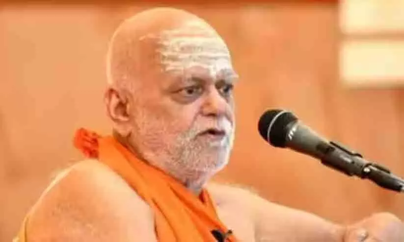 പ്രധാനമന്ത്രി രാമപ്രതിഷ്ഠ നടത്തുമ്പോൾ കാഴ്ചക്കാരായി കൈയടിക്കണോ? -പുരി ശങ്കരാചര്യർ പ്രധാനമന്ത്രി രാമപ്രതിഷ്ഠ നടത്തുമ്പോൾ കാഴ്ചക്കാരായി കൈയടിക്കണോ? -പുരി ശങ്കരാചര്യർ