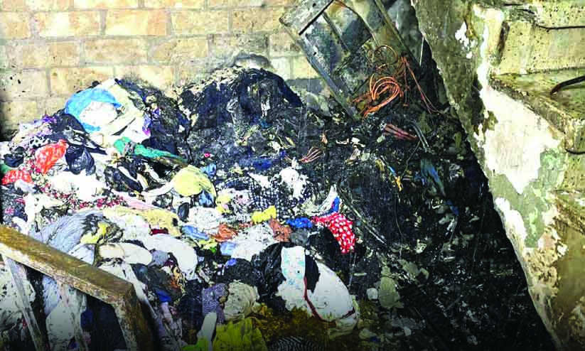 ഹസാവിയിൽ വീടിന് തീപിടിച്ചു