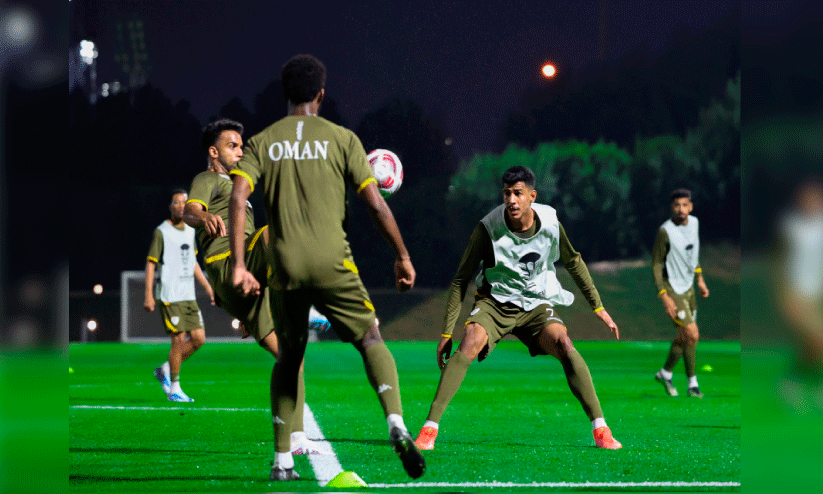 ഒമാൻ ടീം അംഗങ്ങൾ ഖത്തറിൽ പരിശീലനത്തിൽ ഒമാൻ ടീം അംഗങ്ങൾ ഖത്തറിൽ പരിശീലനത്തിൽ