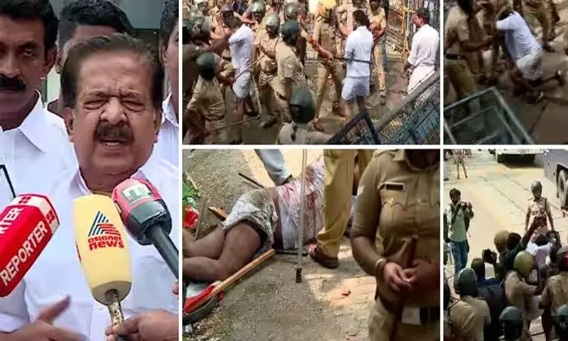 പൊലീസ് ഉദ്യോഗസ്ഥർക്കെതിരെ കൊലക്കുറ്റത്തിന് കേസെടുക്കണമെന്ന് രമേശ് ചെന്നിത്തല