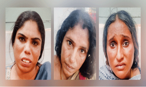 ആ​ഭ​ര​ണ ക​വ​ർ​ച്ച; നി​ര​വ​ധി കേ​സു​ക​ളി​ലെ ത​മി​ഴ്‌​നാ​ട് സ്വ​ദേ​ശി​നി​ക​ള്‍ പി​ടി​യി​ല്‍